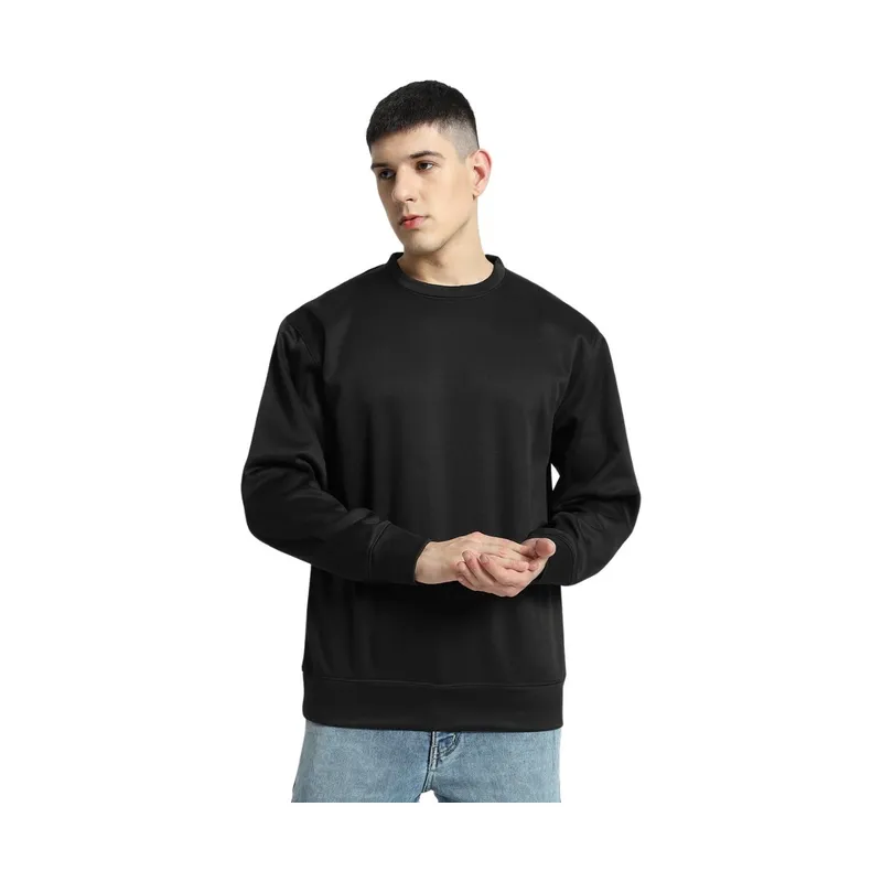 Unisex crewneck fleece sweatshirt
