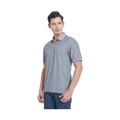 Como texture knit polo shirt