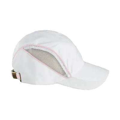 Sports cap in white and pink