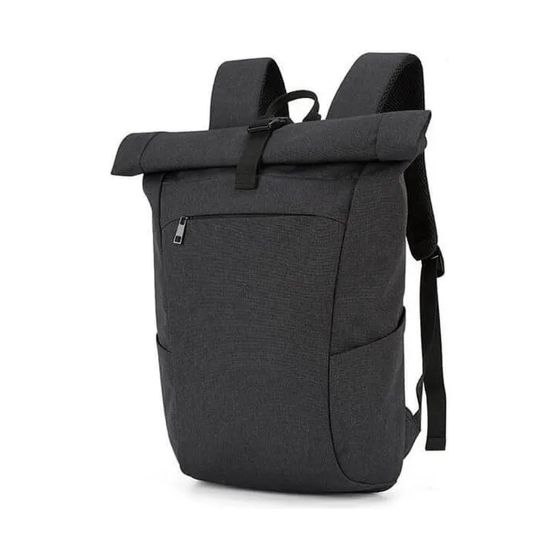 Rolltop backpack in rPET, 17 inch laptop