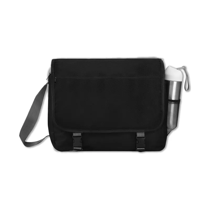 Messenger bag with a wide flap