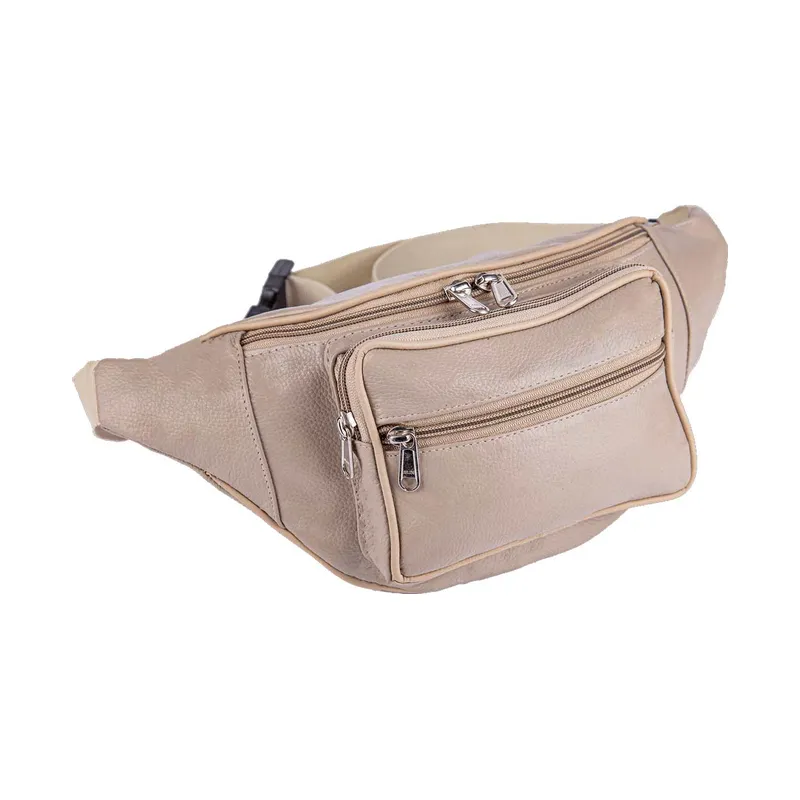 Genuine leather waist pouch