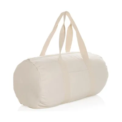 Recycled cotton duffel bag