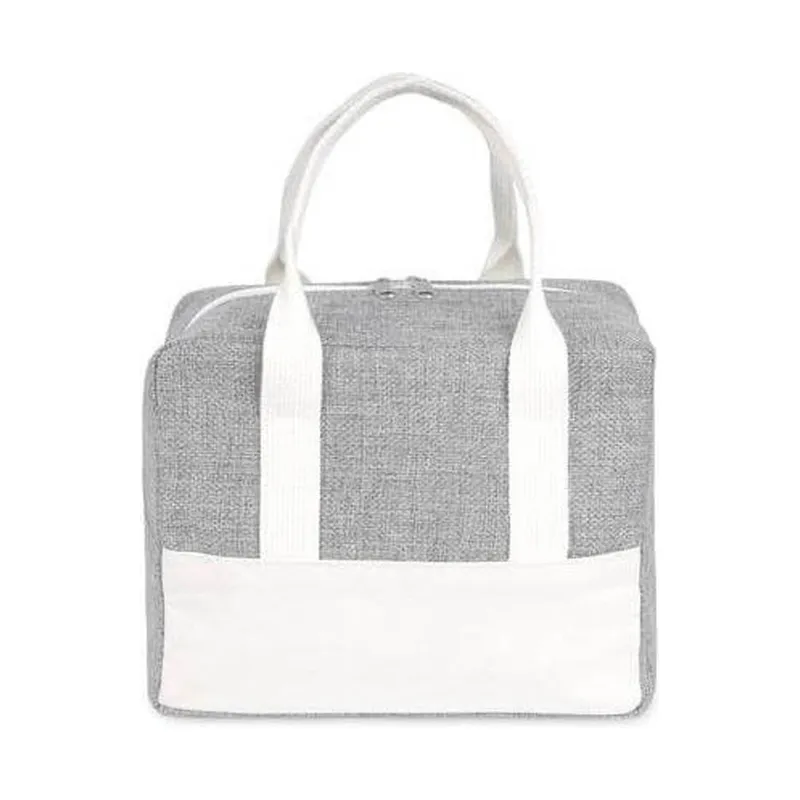 Slim cooler bag that slides into a larger bag