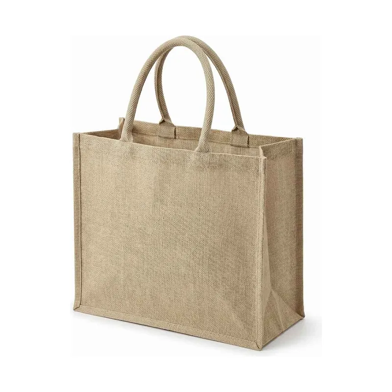 Landscape jute shopping bag