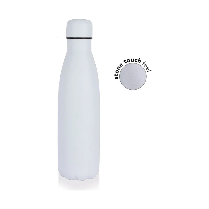 Stone touch insulated water bottle