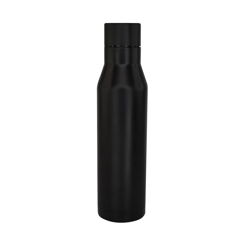 Double wall water bottle with a plain body
