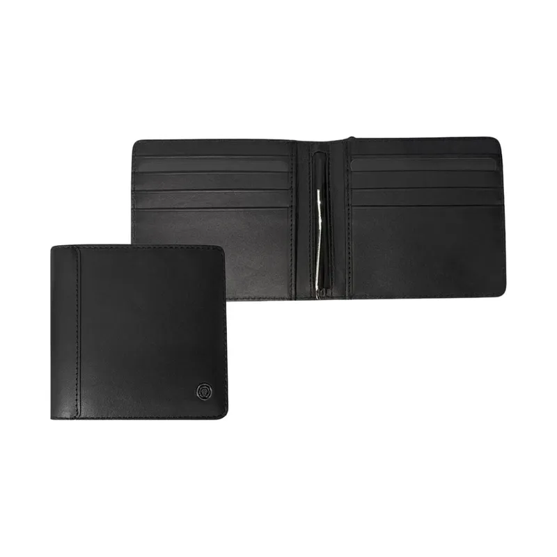 Cross leather clip wallet