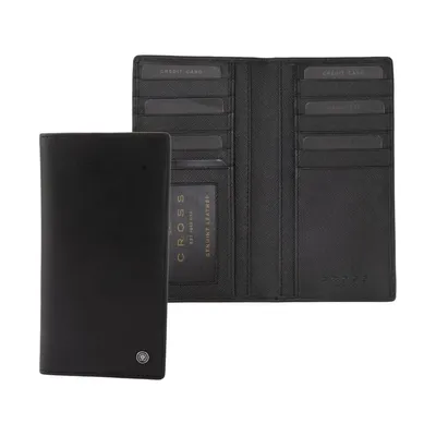 Cross leather longcoat wallet, 12 cards