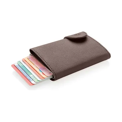 PU RFID card holder and wallet