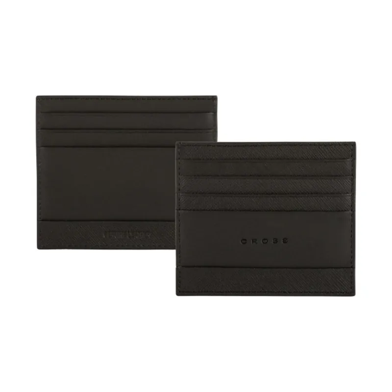 Cross Saffiano leather card holder, 6 cards