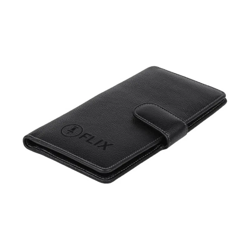 Antimicrobial genuine leather travel wallet