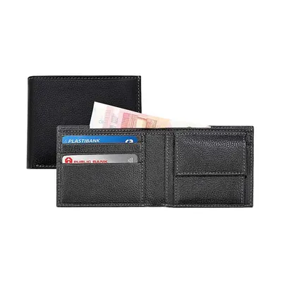 Antimicrobial leather wallet, Cancun
