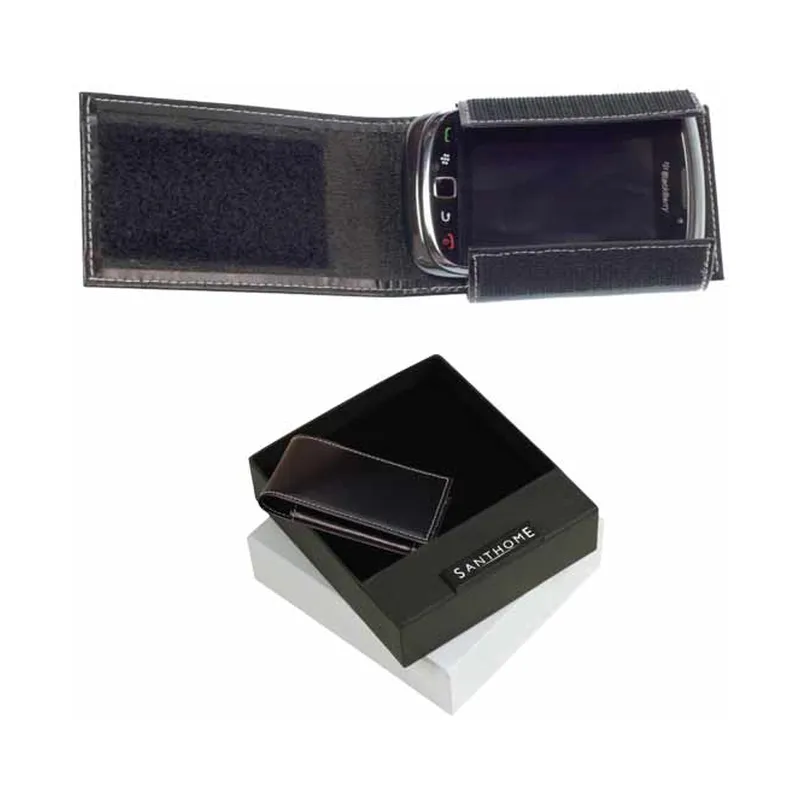 Genuine leather phone holder from Germany