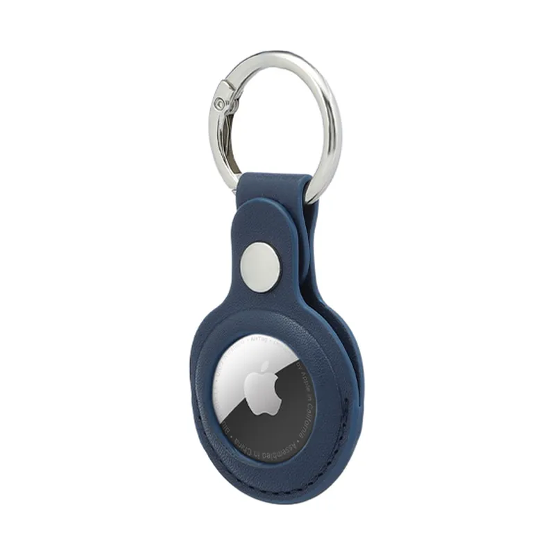 PU keyring with a tag pocket