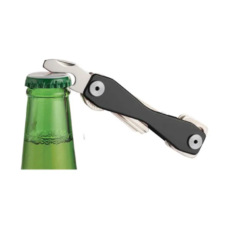 SIMEK keyring in a black finish