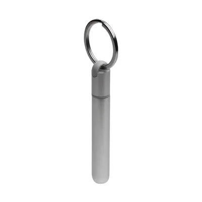 Antimicrobial brass tip keyring