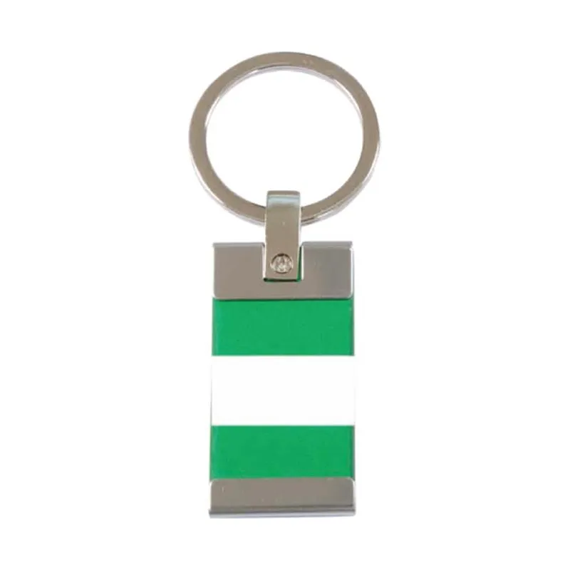 Nigeria flag keyring