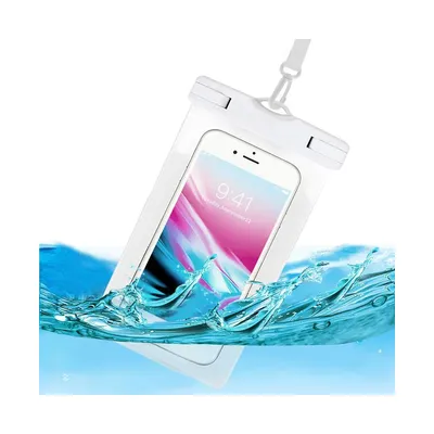 Floating waterproof phone pouch