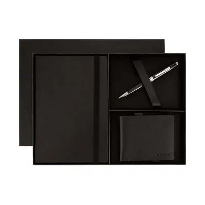 Cross Coventry pen, notebook and coin wallet set