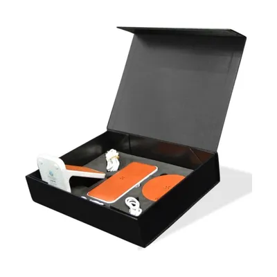 Recycled leather desk gift set