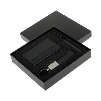 Narvik card holder, keyring and pen set
