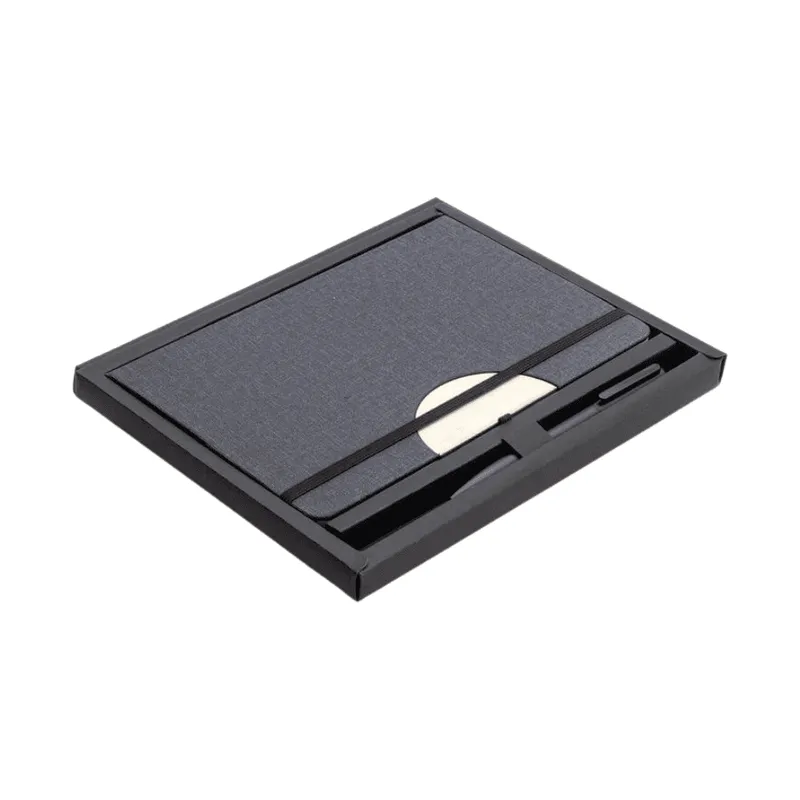 A5 notebook and pen set with bamboo