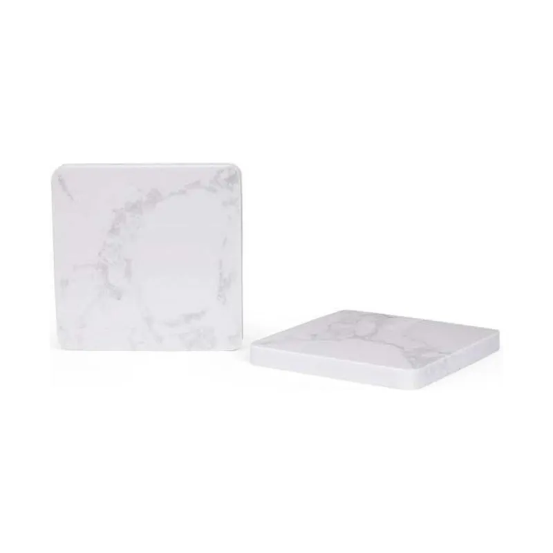 Set of 2 marble coasters