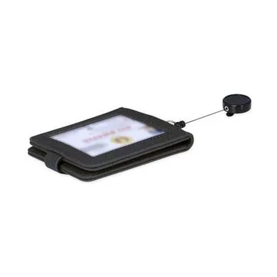 ID card holder with a badge reel