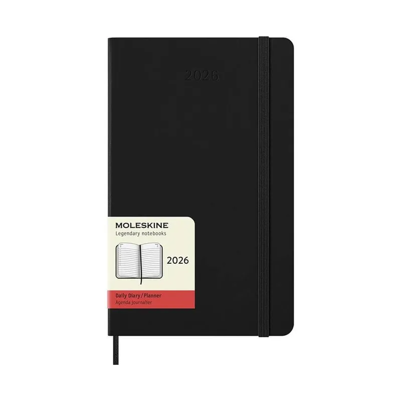 Moleskine 2026 daily planner, hard cover
