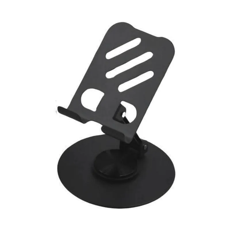 Metal phone stand with 360 degree rotation