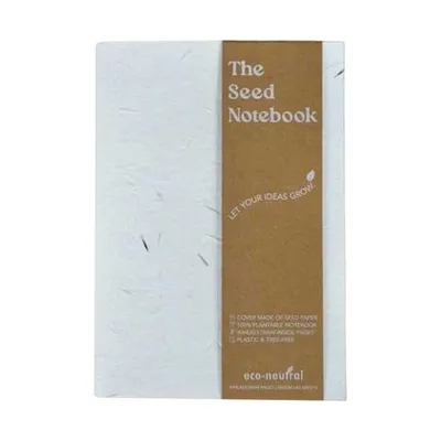 A5 soft cover seed paper notebook