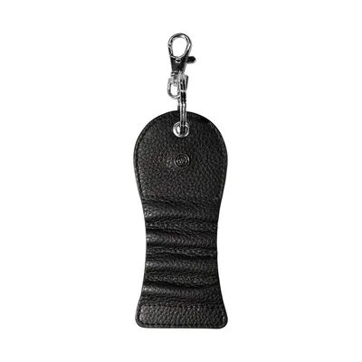 Cross leather golf tee holder