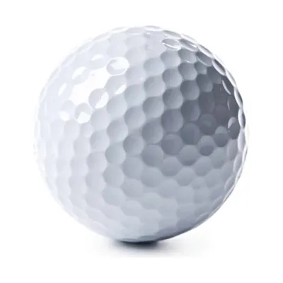 Two layer golf balls, set of three in a box