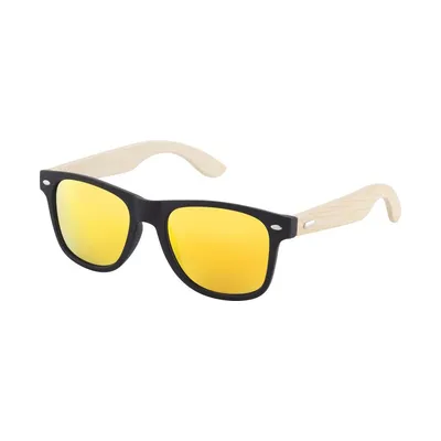 Sunglasses with bamboo arms