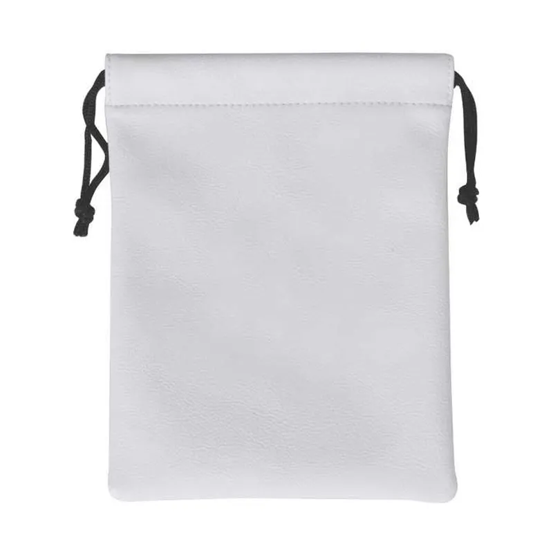 Drawstring pouch for golf balls and tees