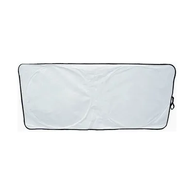 Tyvek car sunshade that holds its shape