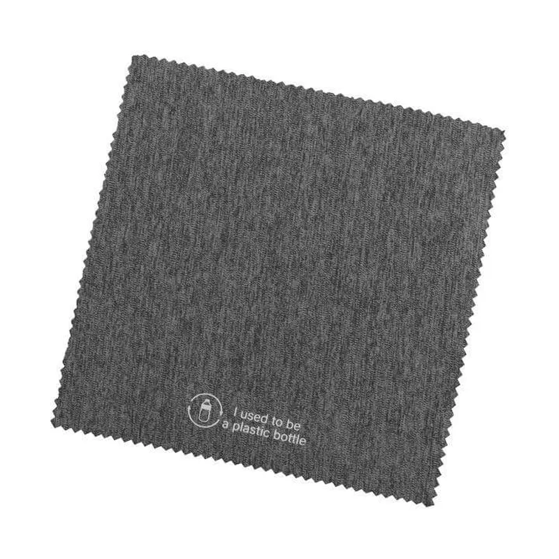 Recycled microfibre cloth for glasses and screens