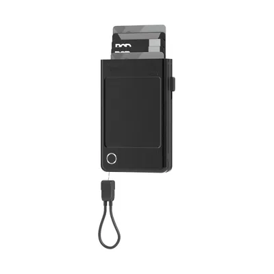 Card holder powerbank, 5,000 mAh with phone stand