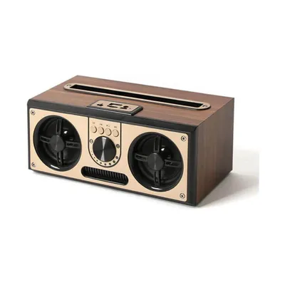 Wood 20 W Bluetooth speaker with FM radio