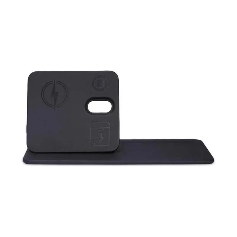 Magnetic wireless charger desk tray