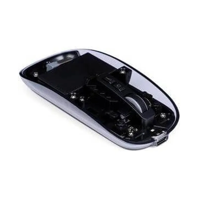 Transparent wireless mouse with three modes