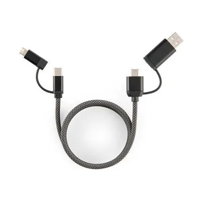 Recycled 65 W magnetic cable with four connectors