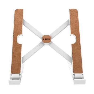 Folding recycled laptop stand for travel