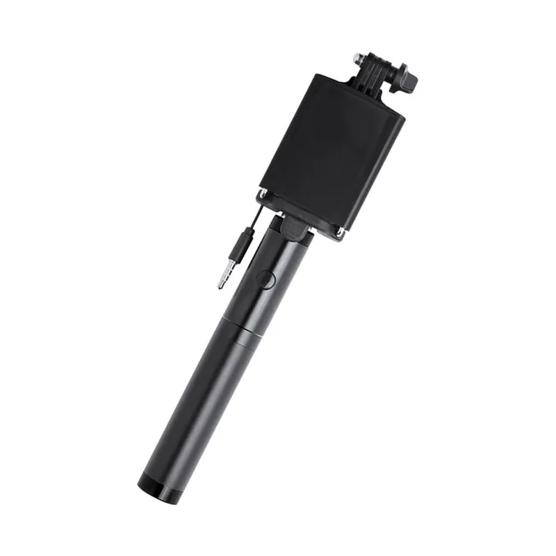 Selfie stick with a powerbank inside