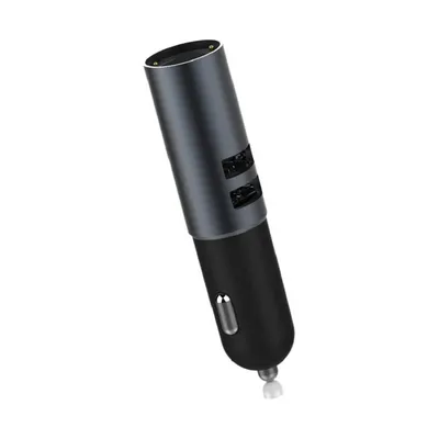 Car charger with a Bluetooth earbud inside