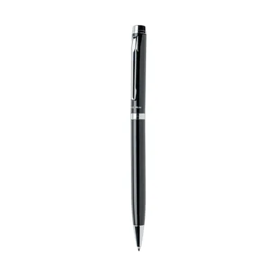 Swiss Peak narrow metal pen in black