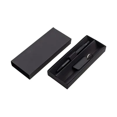 RCS recycled aluminium pen and keyring set
