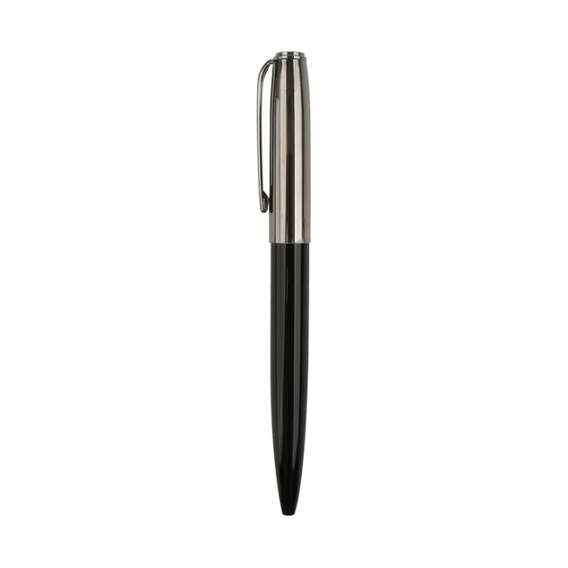 Thick barrel metal ballpoint pen