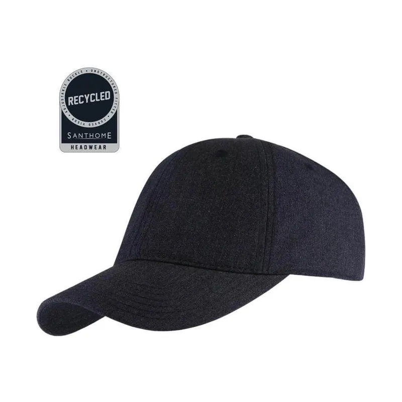 Recycled 6 panel cap, relaxed fit